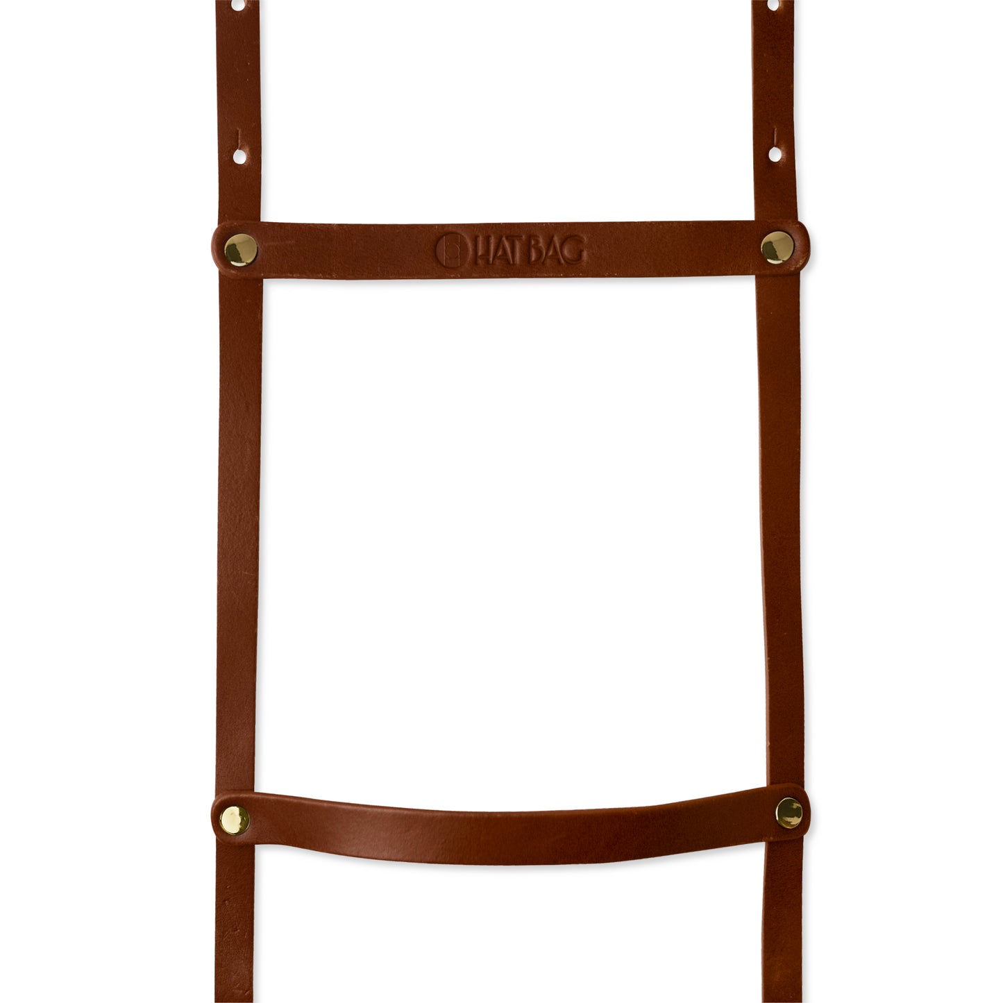 Hat Bag “Barcelona” : Porte Chapeau en cuir marron chocolat - Hat Bag Paris