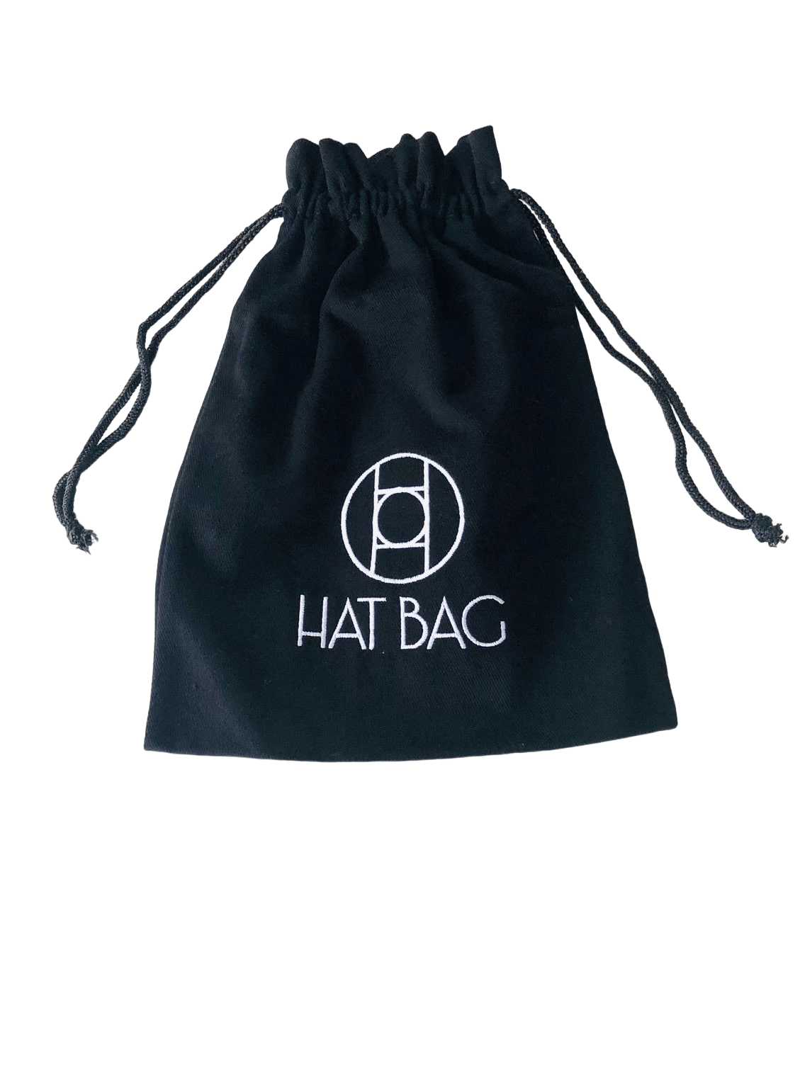 Hat Bag "Los Angeles" : Porte Chapeau en cuir noir et sangle noire ajustable - Hat Bag Paris