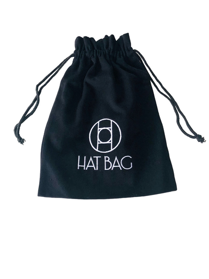 Hat Bag “Barcelona” in brown "chocolate" leather - hat bag paris